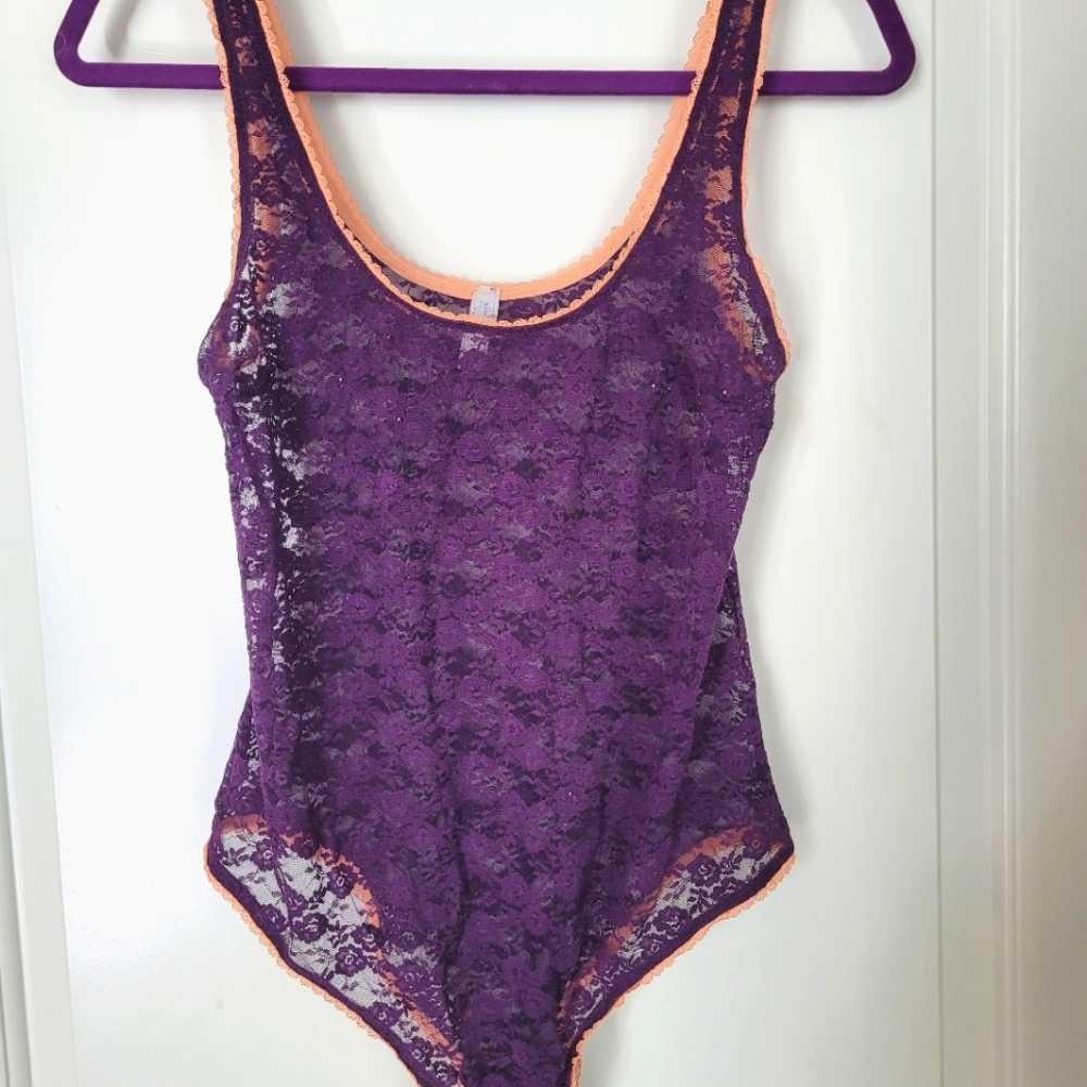 BCBG Generation lace tank bodysuit